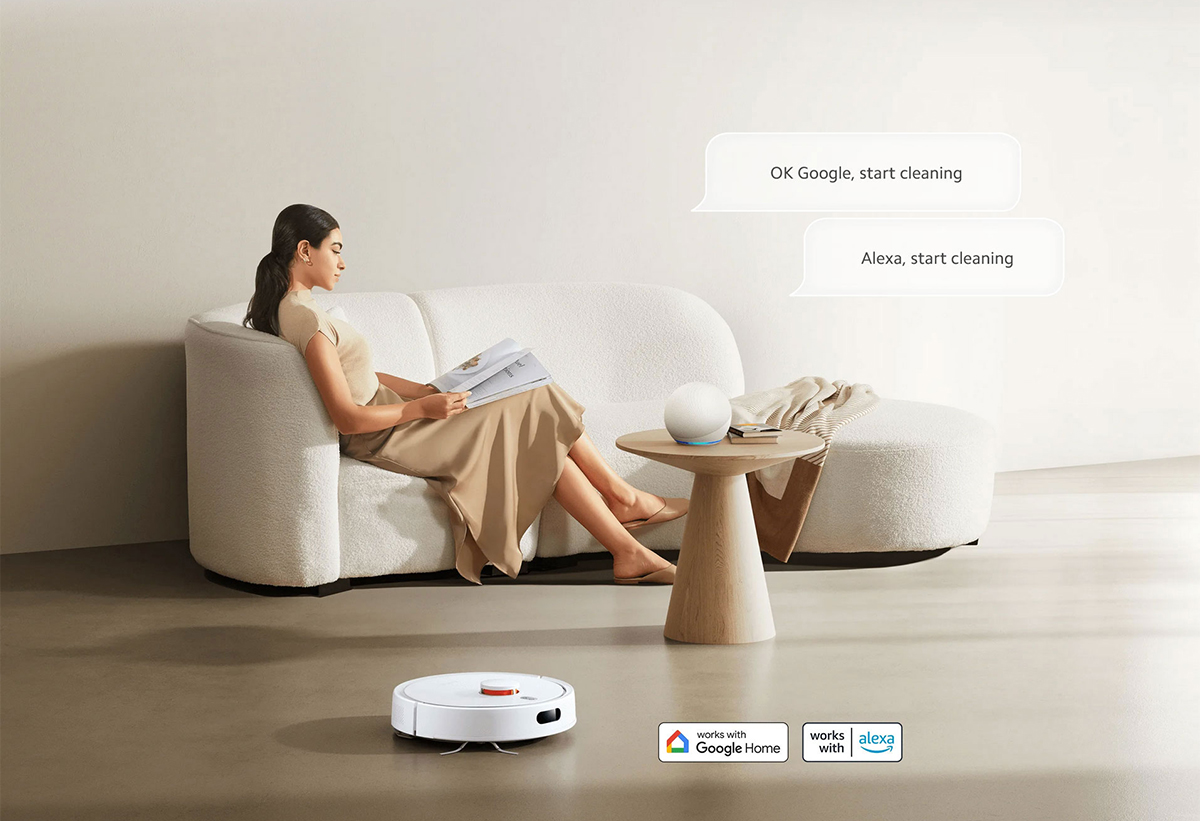 Παρουσιάζει τη σκούπα ρομπότ